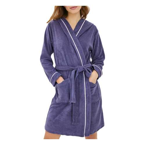Халат домашний женский Luisa Moretti 6079 фиолетовый L в Pull and Bear