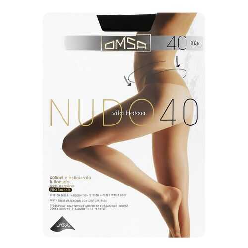Колготки Omsa NUDO 40 VITA BASSA / Nero (Черный) / 4 (L) в Pull and Bear