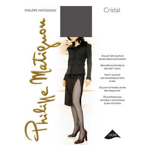 Колготки Philippe Matignon CRISTAL 30 / Anthracite (Темно-серый) / 3 (M) в Pull and Bear