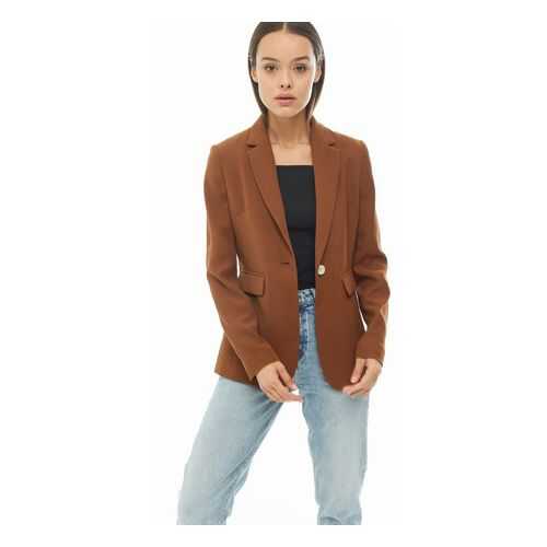 Пиджак женский MORE & MORE 10260530266 коричневый 38 DE в Pull and Bear
