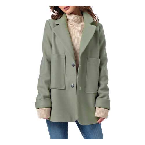 Пальто женское Fly 617-15 зеленое 40 RU в Pull and Bear