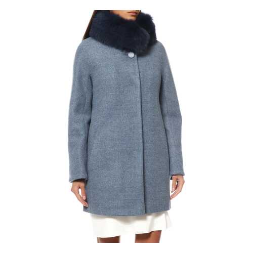 Пальто женское КОРУ-СТИЛЬ КС-195/4 голубое 42 RU в Pull and Bear