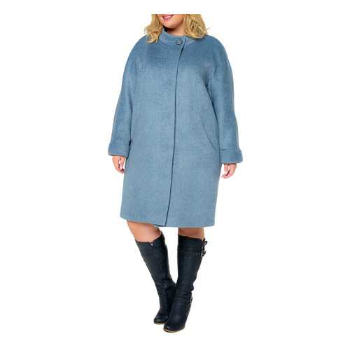Пальто женское KR 7715 голубое 60 RU в Pull and Bear