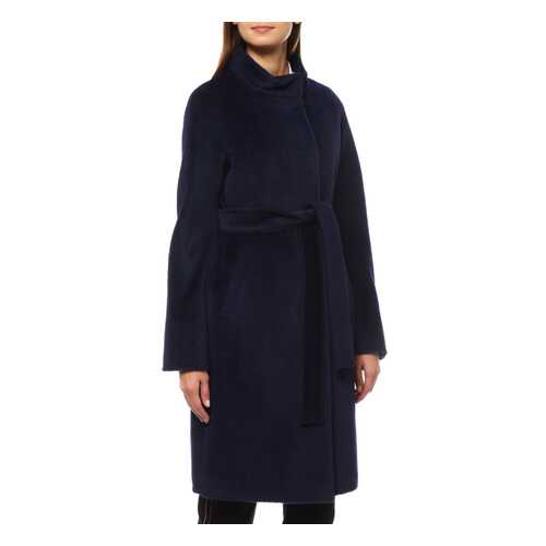 Пальто женское Kroyyork №422L синее 48 RU в Pull and Bear