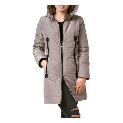 Парка женская DizzyWay 19328 коричневая 56 RU в Pull and Bear