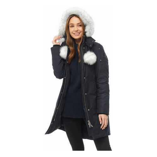 Парка женская Moose Knuckles MK2003LP синяя XS в Pull and Bear