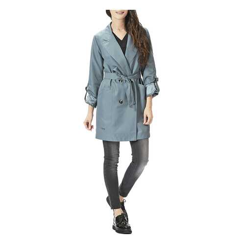 Плащ женский D`imma 2054 голубой 52 RU в Pull and Bear