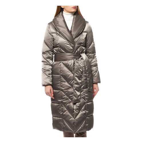 Пуховик-пальто женский De Marse К-1026 зеленый 48 RU в Pull and Bear
