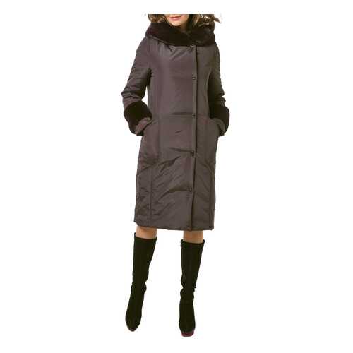Пуховик-пальто женский DizzyWay 19307 фиолетовый 56 RU в Pull and Bear