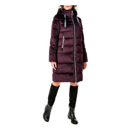Пуховик-пальто женский DizzyWay 19430 красный 50 RU в Pull and Bear