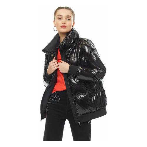 Пуховик женский Bomboogie GW6091TGBL 90 черный 3 IT в Pull and Bear