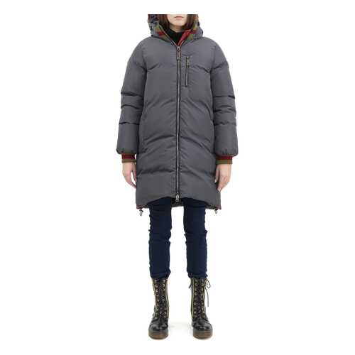 Пуховик женский Doctor E ALMN-35 серый 48 RU в Pull and Bear