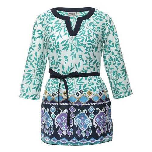 Блуза женская Finn Flare S16-14009 зеленая S в Pull and Bear
