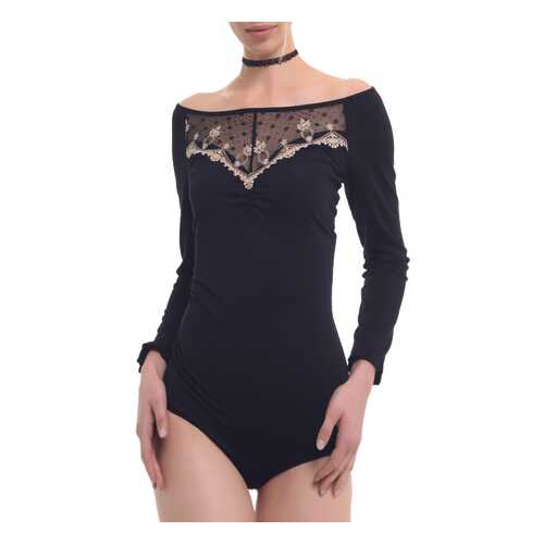 Блуза женская GENEVIE L 5505 черная M в Pull and Bear