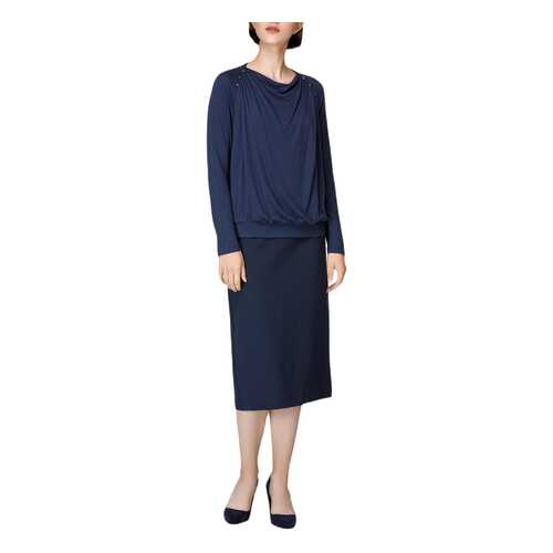 Блуза женская Helmidge 7708 синяя 14 UK в Pull and Bear
