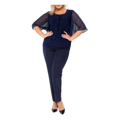 Блуза женская KR 4274 синяя 56 RU в Pull and Bear