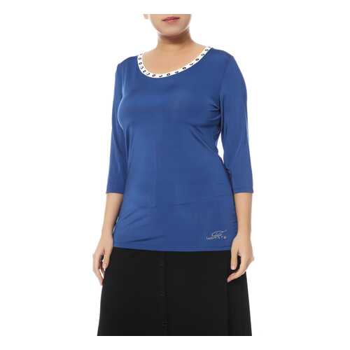 Блуза женская LE FATE 0418ML_1 синяя 50 IT в Pull and Bear