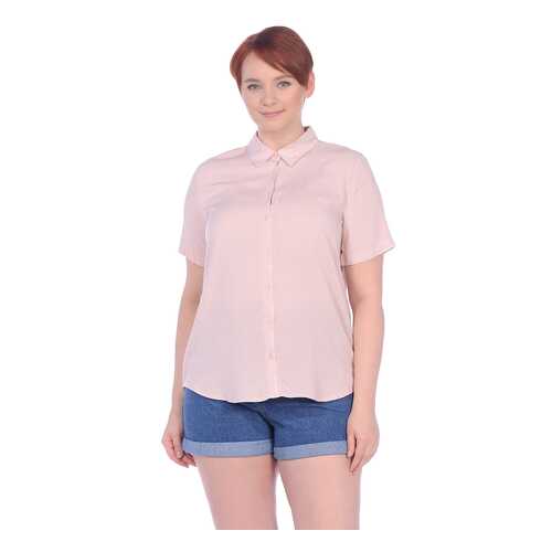 Блуза женская Modis M201W00883 розовая 50 RU в Pull and Bear