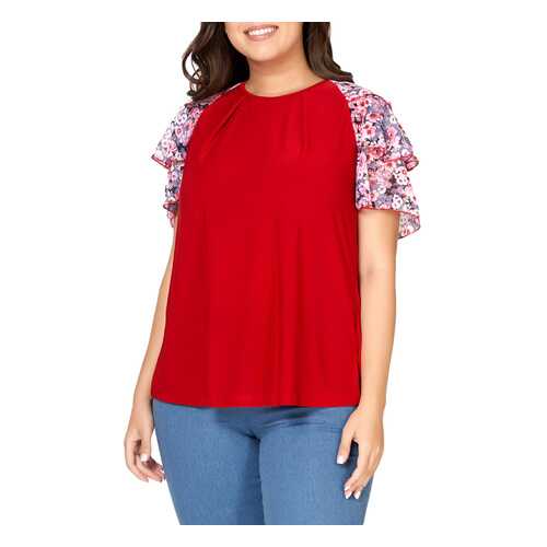 Блуза женская OLSI 1910036_2 красная 54 RU в Pull and Bear