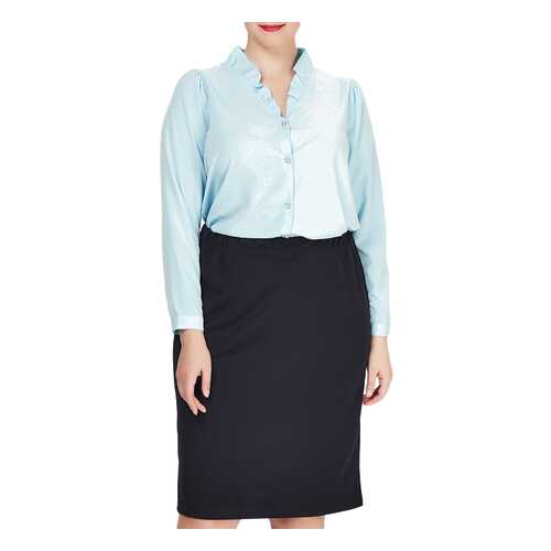 Блуза женская OLSI 1910038_1 голубая 52 RU в Pull and Bear