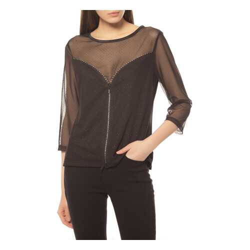 Блуза женская TIA 74877-7500 черная 40 EU в Pull and Bear
