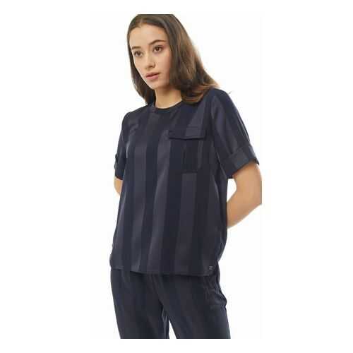 Блуза женская Tommy Hilfiger WW0WW26597 DW5 синяя 38 US в Pull and Bear