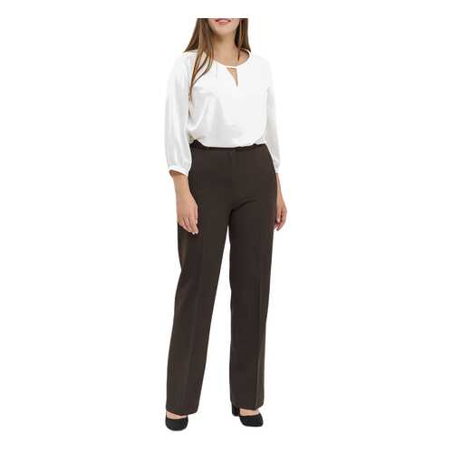 Брюки женские YARMINA BR4349-0251 коричневые 56 RU в Pull and Bear
