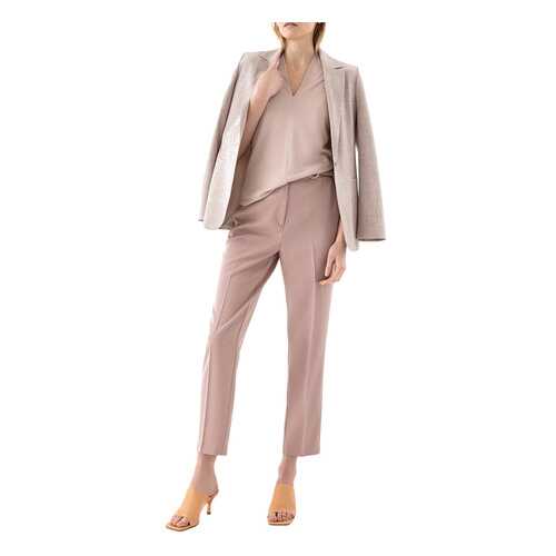 Брюки женские ZARINA 327213713 коричневые 42 в Pull and Bear