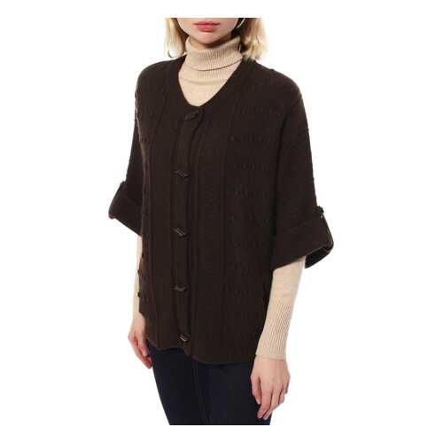 Кардиган женский Mir cashmere YWE16-005 коричневый 3XL в Pull and Bear
