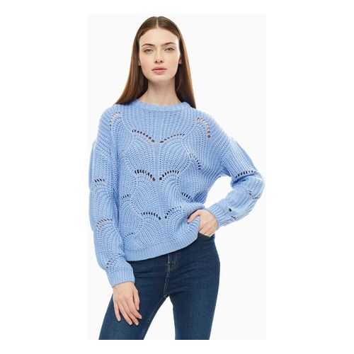 Свитер женский TOM TAILOR Denim синий в Pull and Bear