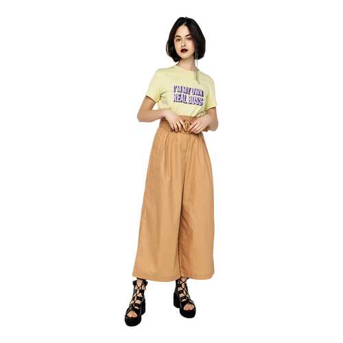 Футболка женская befree 2021004400 зеленая S в Pull and Bear