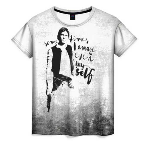 Футболка женская ВсеМайки 1688863 разноцветная XL в Pull and Bear