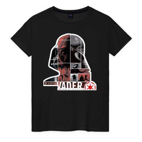 Футболка женская ВсеМайки 1689577 черная XL в Pull and Bear