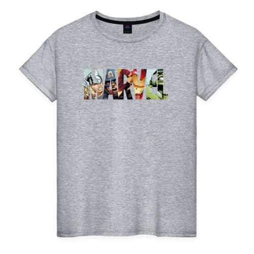 Футболка женская ВсеМайки 1781399 серая L в Pull and Bear