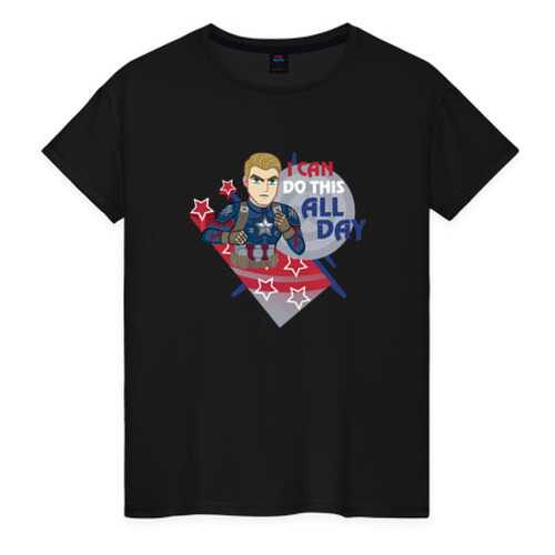 Футболка женская ВсеМайки 1844169 черная XXXL в Pull and Bear