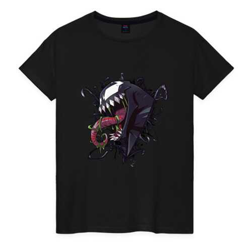 Футболка женская ВсеМайки 1845273 черная M в Pull and Bear