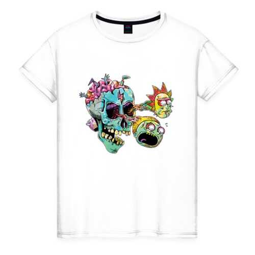 Футболка женская ВсеМайки 1852951 белая XL в Pull and Bear