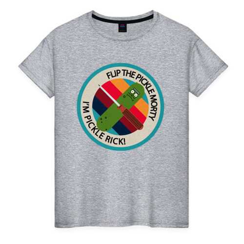 Футболка женская ВсеМайки 1856969 серая XXS в Pull and Bear