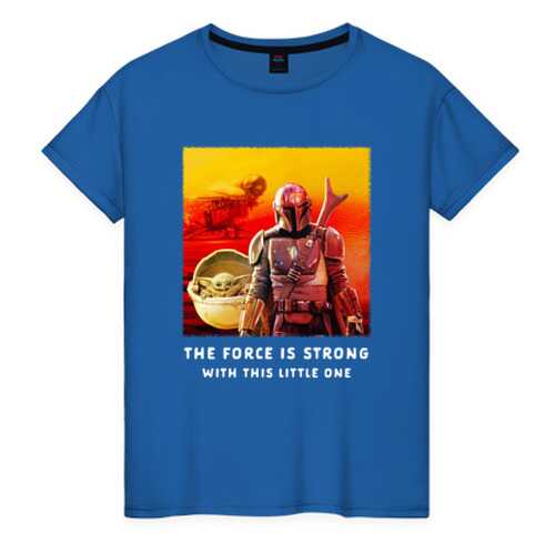 Футболка женская ВсеМайки 2147231 синяя XS в Pull and Bear
