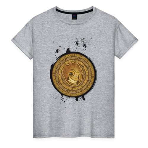 Футболка женская ВсеМайки 2166507 серая XS в Pull and Bear