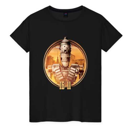 Футболка женская ВсеМайки 2177795 черная XXXL в Pull and Bear