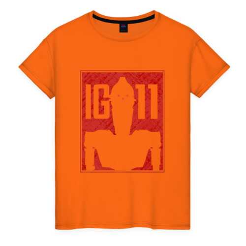 Футболка женская ВсеМайки 2177797 оранжевая XXL в Pull and Bear