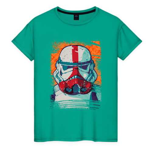 Футболка женская ВсеМайки 2177851 зеленая S в Pull and Bear