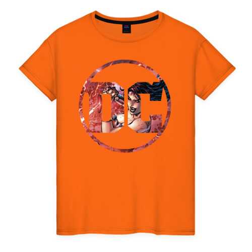 Футболка женская ВсеМайки 2227743 оранжевая L в Pull and Bear