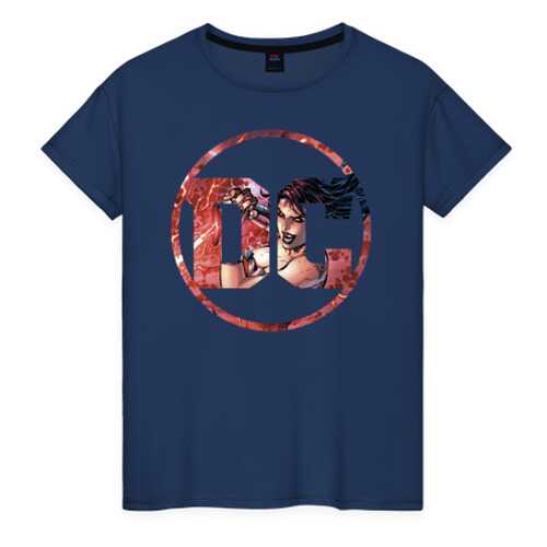 Футболка женская ВсеМайки 2227743 синяя XXXL в Pull and Bear