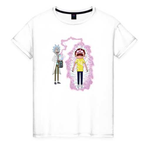 Футболка женская ВсеМайки 2460797 белая S в Pull and Bear