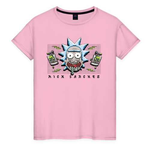 Футболка женская ВсеМайки 2560407 розовая XL в Pull and Bear