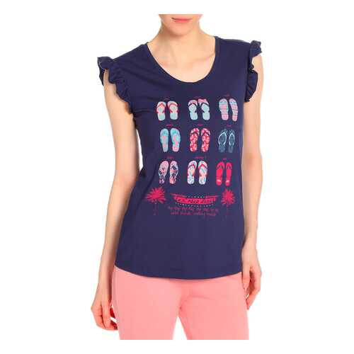 Футболка женская U.S. Polo Assn. G082CS011P10JY2001 200 синяя 52 RU в Pull and Bear
