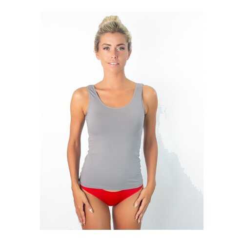 Майка женская ALLA BUONE 7028AB серая M в Pull and Bear