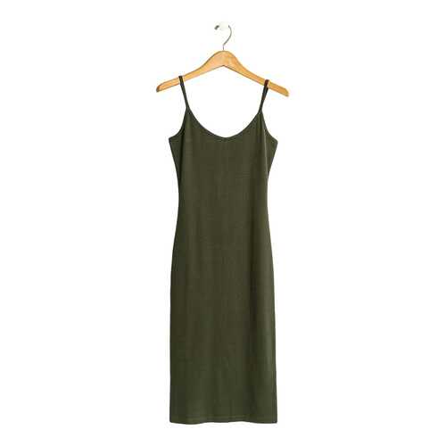 Платье-майка женское befree 2031061507 зеленое L в Pull and Bear